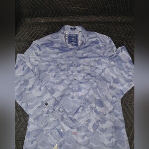 Guess Navy Camouflage Shirt